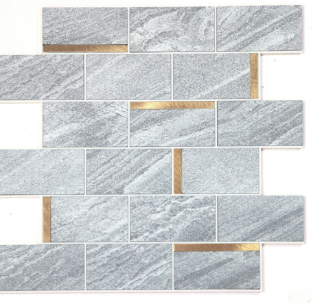 Element Decor PS17 Diva Luxurious Mosaic Series Wall Panel Size 1 ft x 1 ft