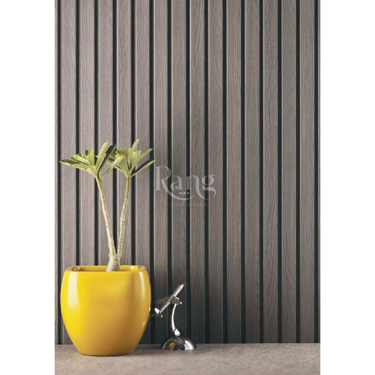 12 mm Groove Charcoal Rafters by "I for Interior" at Bagalur 562149 Karnataka Bangalore. Offers best price at wholesale rate. GrooveCharcoal Wall Panels by Rang near me