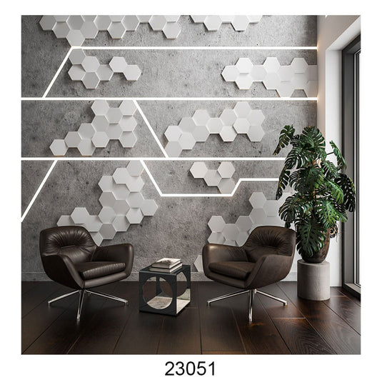 23051 - 3D Wall Panels 8 Ft x 4 Ft(2440mm x 1220mm)
